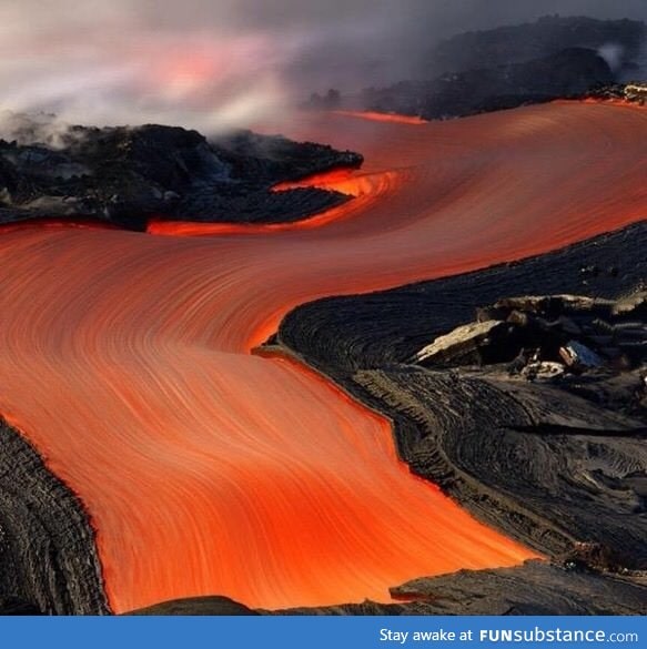 Just a lava river
