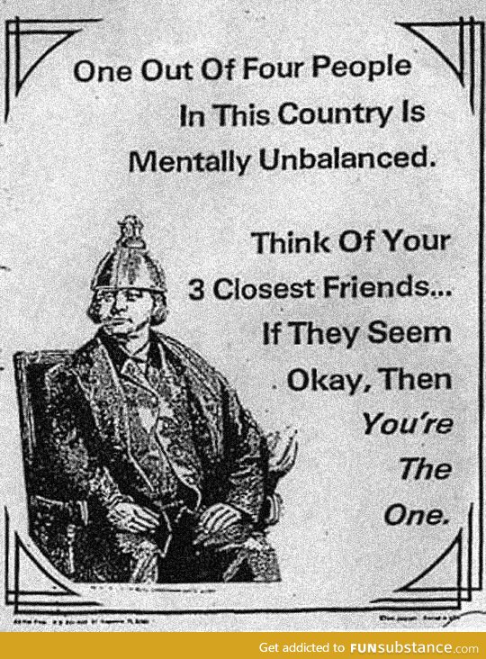 Mentally unbalanced people