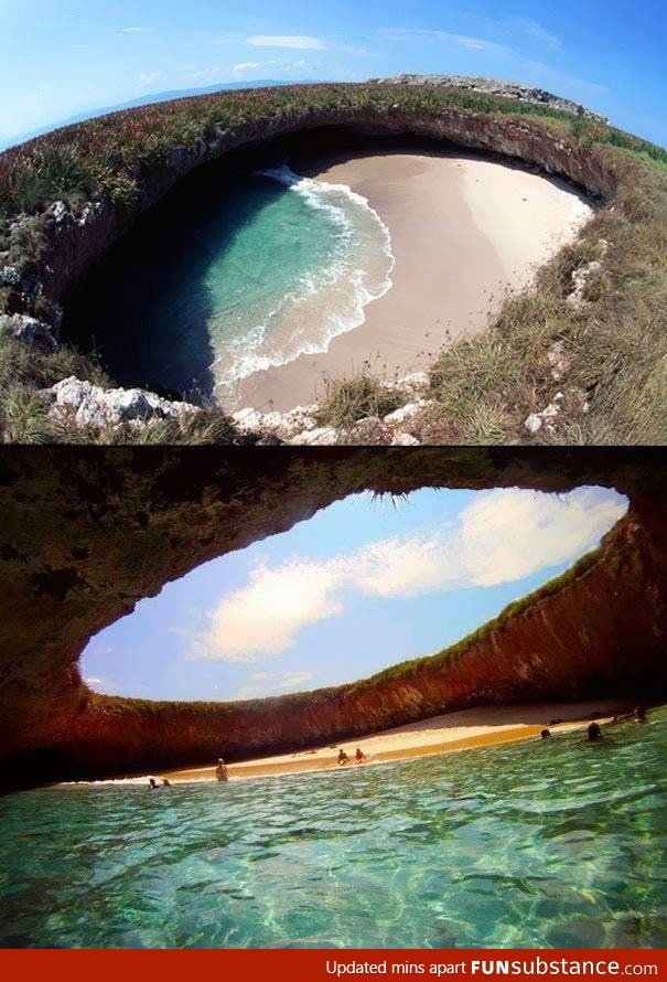 Hidden Beach, Marieta Islands, Mexico