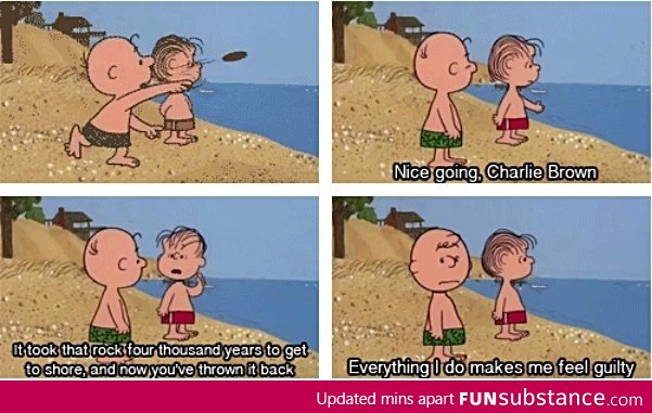 Nice going, Charlie Brown