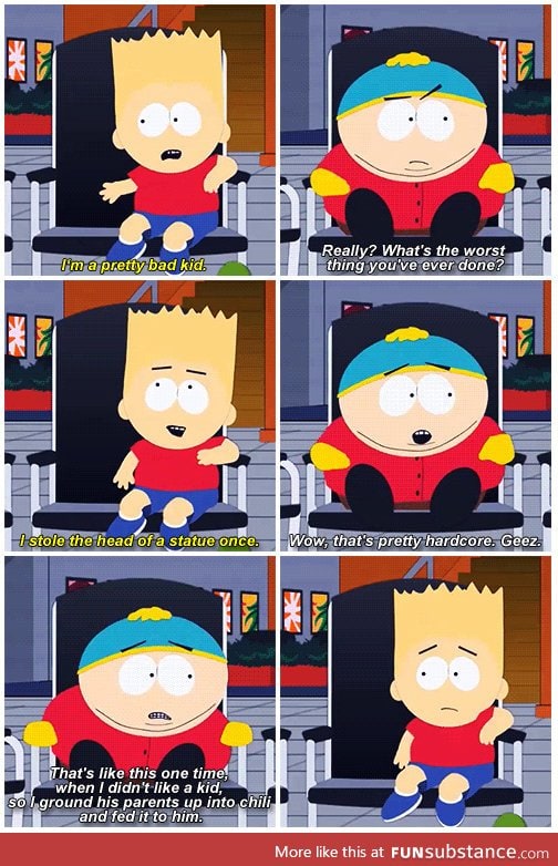 The difference between The Simpsons and South Park