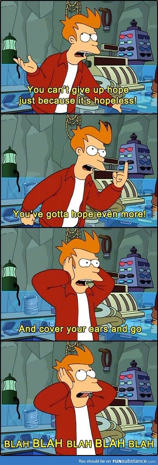 Wishing for futurama's return. Keep your hopes up