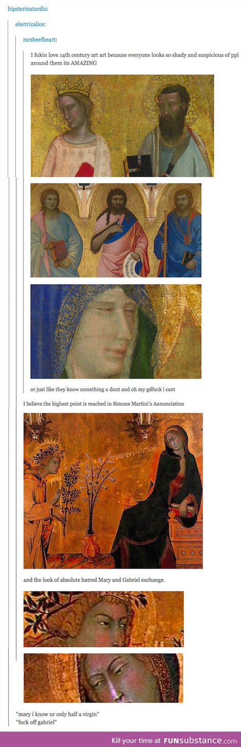 When 14th century art is your spirit animal