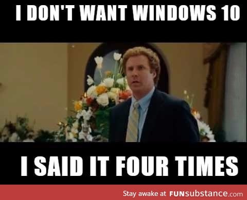 When windows asks me for update once again