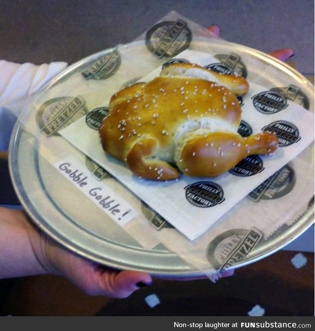 Pretzel turkey