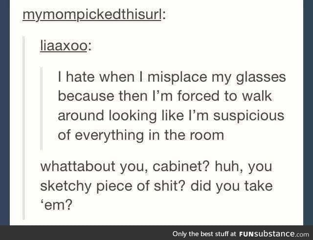 "You sketchy piece of shit"