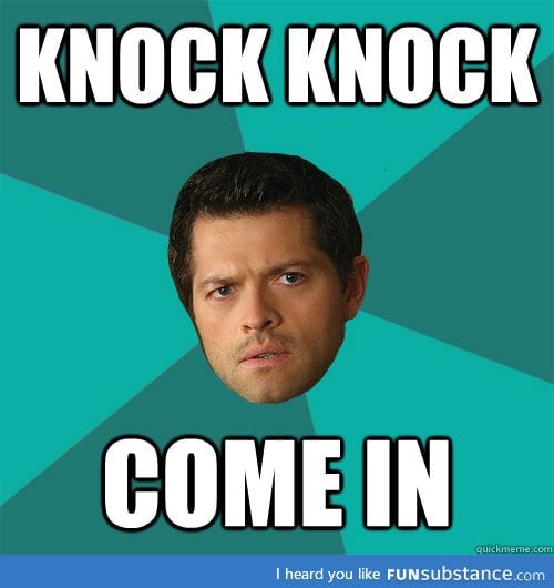 My favorite response when someone tries to tell me a knock-knock joke