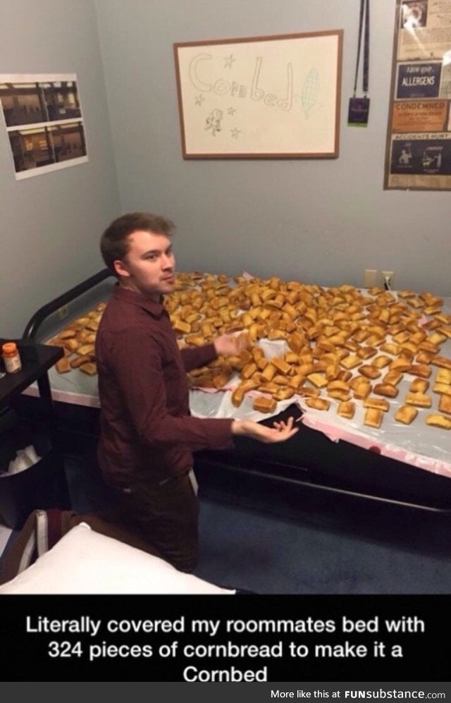 Lmao, he's eating them.