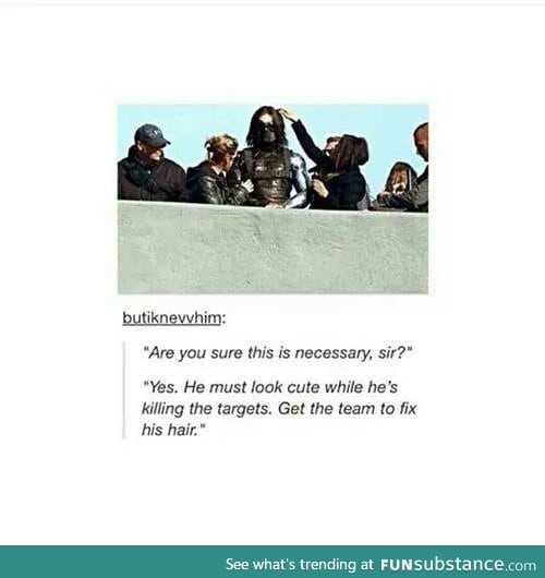Bucky, the cute assassin