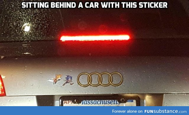 Stickers used right