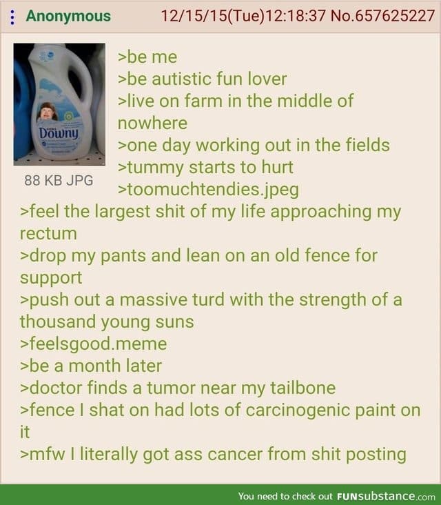 Anon takes a shit