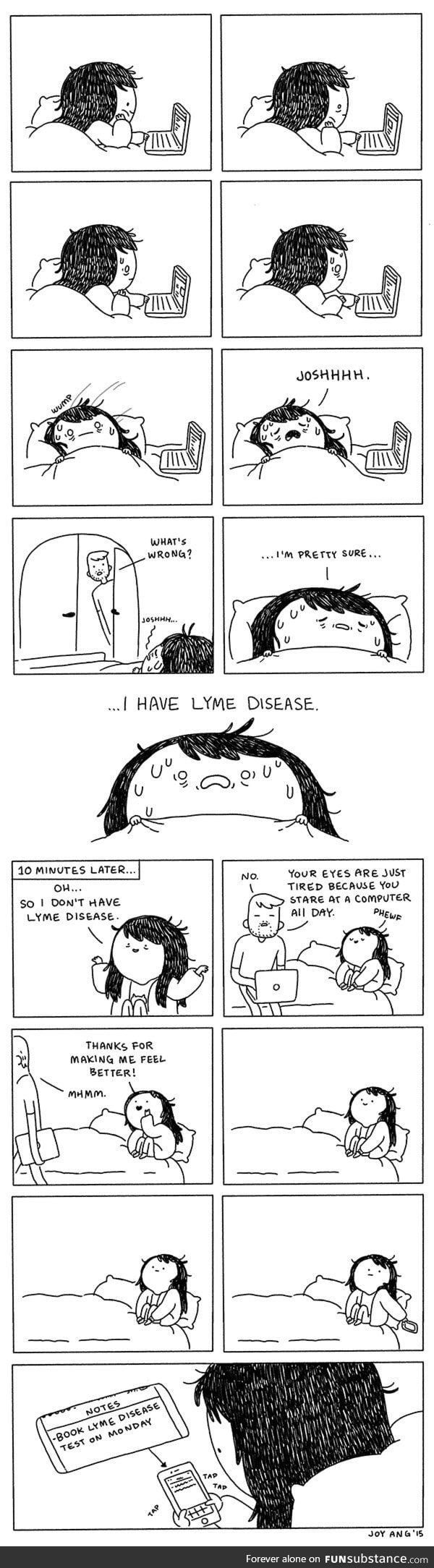 The internet said I had cancer. I had a cold.