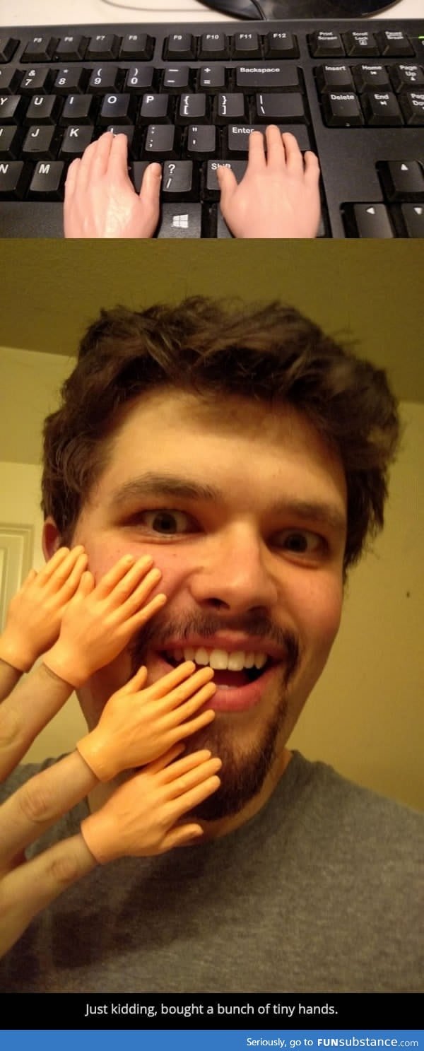 Bought a giant keyboard