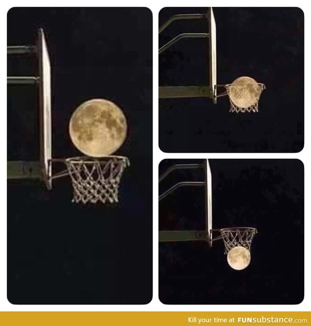 Slamdunk the moon