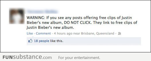 Do not click