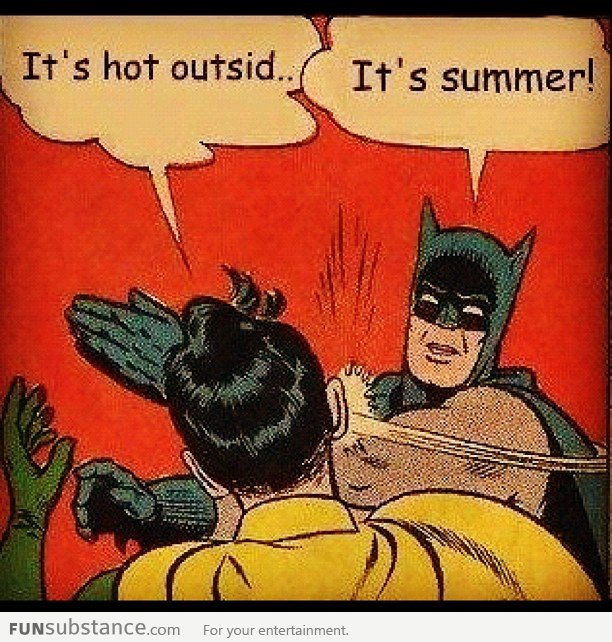 Batman & Robin summer slap