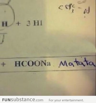 Solving chemistry problems like a boss
