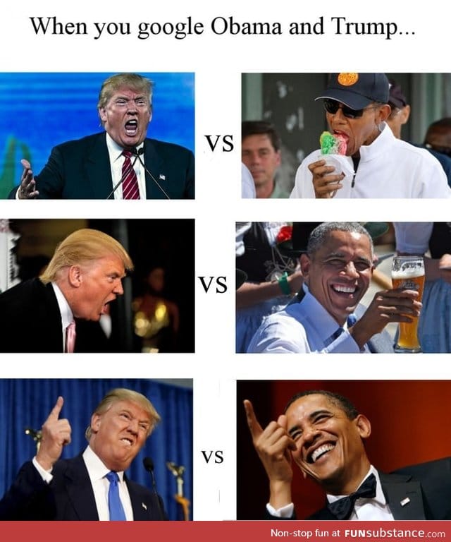 Obama vs Trump