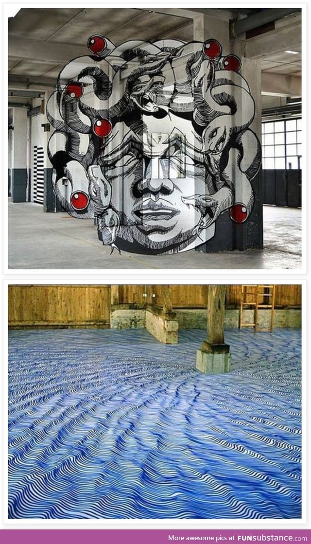 Awesome illusionist streetart