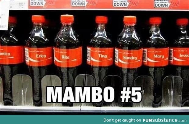 Ladies and gentlemen This is Mambo No. 5!
