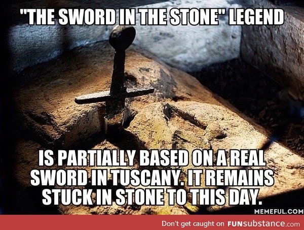 It's called "The Galgano Sword"