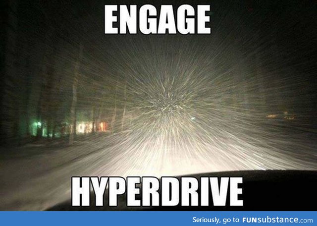 Thrusters...check, alright!