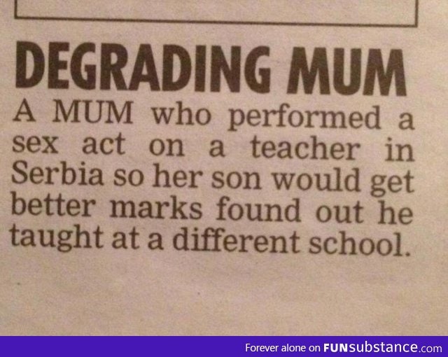 Guess she didn't do her homework