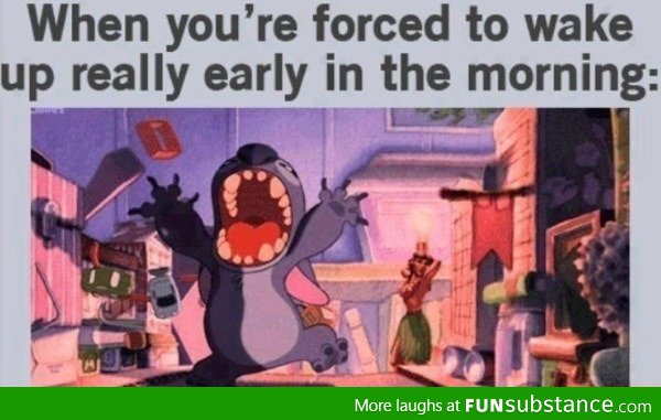 When forced to wake up