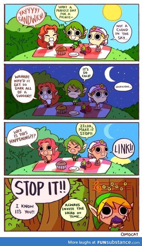Link really can hold a grudge.