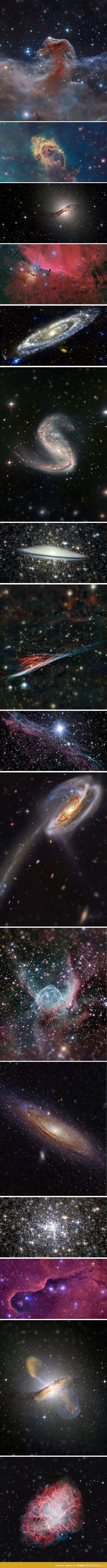 When the tilt shift filter is applied to hubble photos