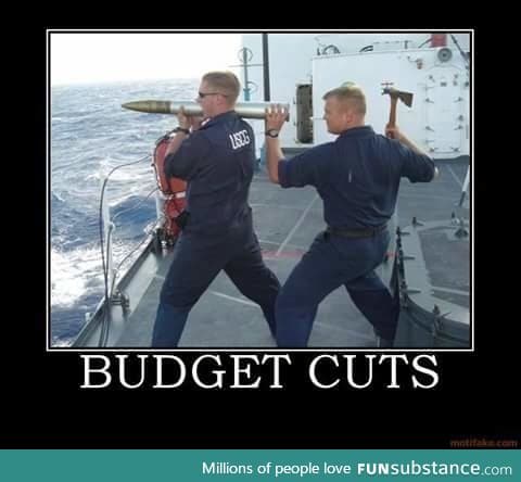 A small budget cut of one million dollars.