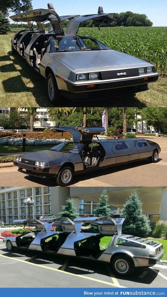 The three deloreans