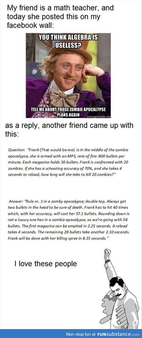 Math and the Zombie Apocalypse