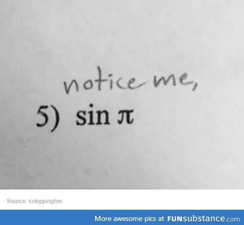 Sin pi doesn't care about you.