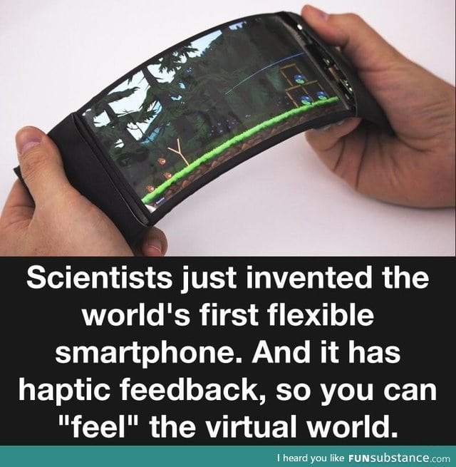 Meet the world's first flexible smartphone