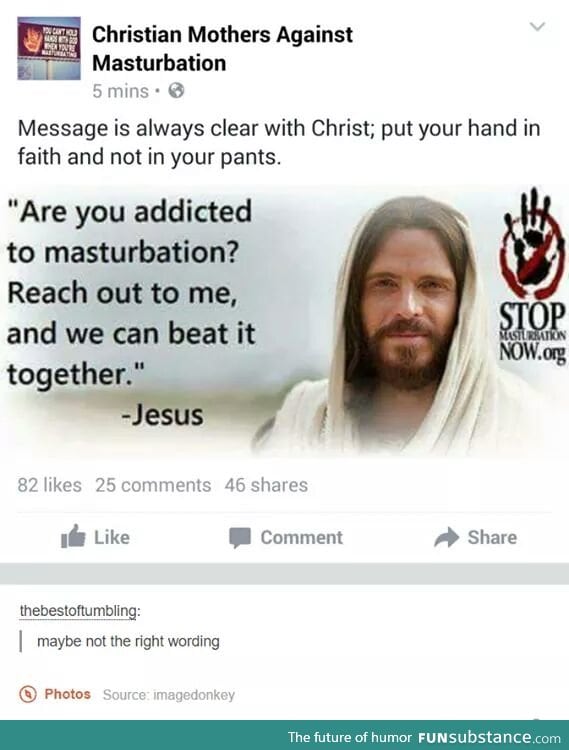 Uhm if you insisted Jesus