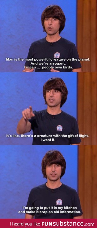 Humans who own birds