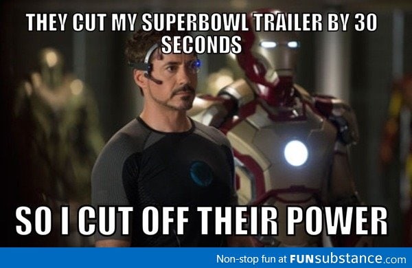 Iron man was behind it