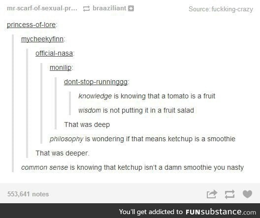 Insanity is treating it like a smoothie anyway.