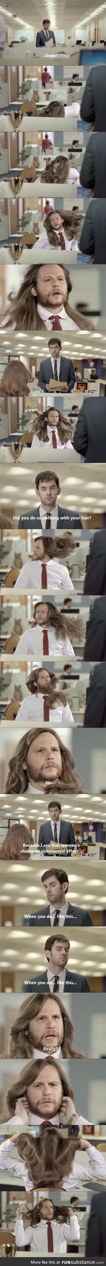 When men use women's shampoo...