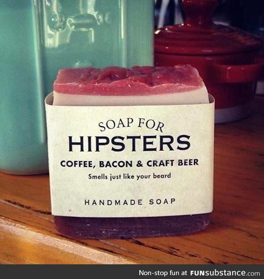 Soap for hipsters only