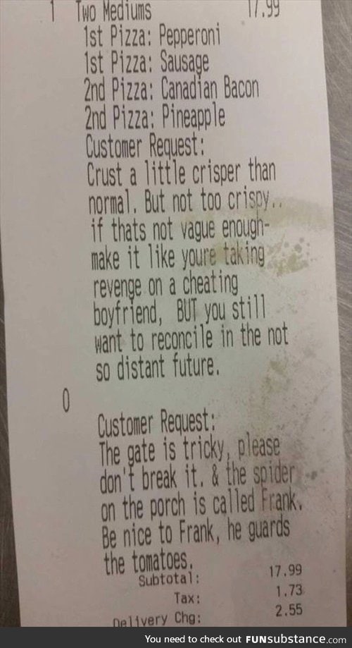 Specific and ambiguous request