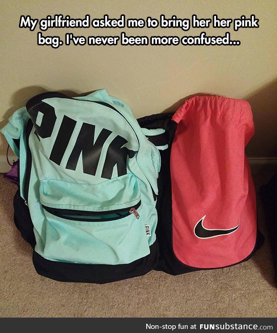 Pink bag