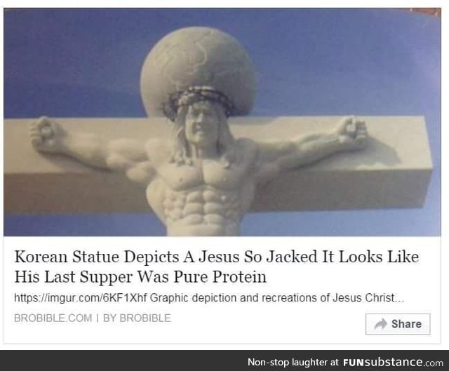 I guess he died for our gainz