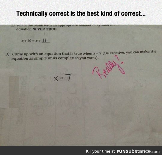 Well, It's Technically Correct