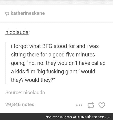 Big Friendly Giant