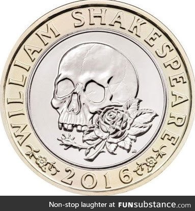 Britain marks 400 years since Shakespeare's death with badass 2 pound coin