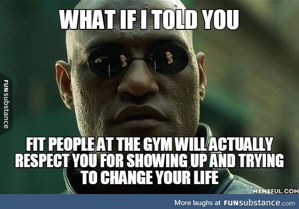 To all the overweight people out there who are too self-conscious to go to the gym