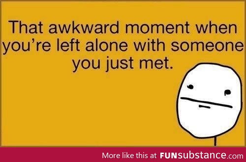 Awkward moment