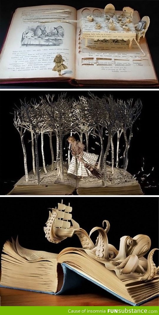Awesome cuttings inspired by each book's story